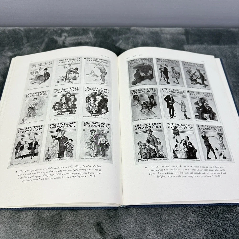 1970 Norman Rockwell Illustrator‎ Coffee Table Book with Sleeve